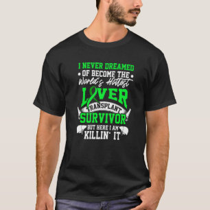 Camiseta Sobreviviente de trasplante hepático Guerrero de ó