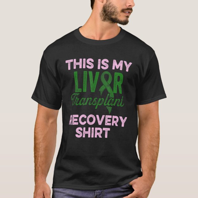 Camiseta Sobreviviente de trasplante hepático Guerrero dive (Anverso)