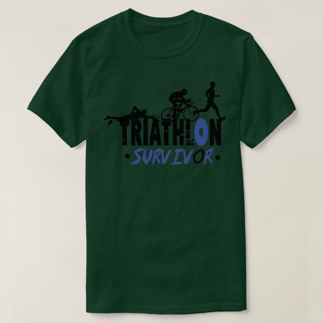 Camiseta Sobreviviente de triatlón 4 (Diseño del anverso)