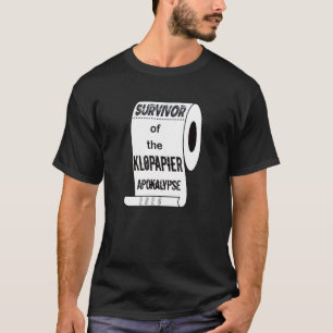Camiseta Sobreviviente Del Apocalipsis Del Papel Higiénico