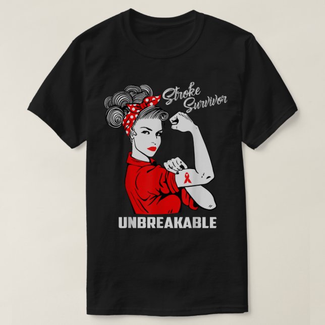 Camiseta Sobreviviente del ataque: regalo inquebrantable de (Diseño del anverso)