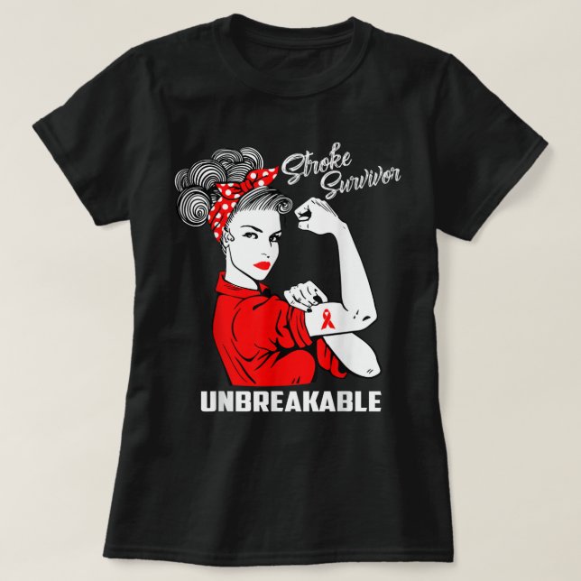 Camiseta Sobreviviente del ataque: regalo inquebrantable de (Diseño del anverso)