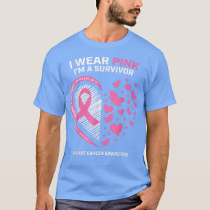 Camiseta Sobreviviente del cáncer de mama Regalos A A
