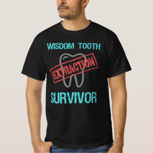 Camiseta Sobreviviente del diente sano. Extracción De Dient