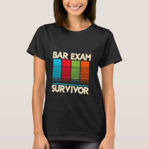 Camiseta Sobreviviente del examen de bar —