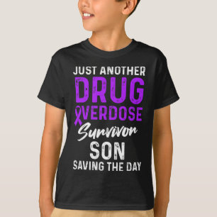 Camiseta Sobreviviente del guerrero de la sobredosis de dro