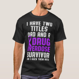Camiseta Sobreviviente del guerrero de la sobredosis de dro