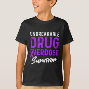 Camiseta Sobreviviente del guerrero de la sobredosis de dro