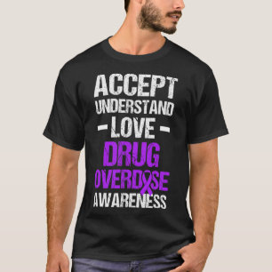 Camiseta Sobreviviente del guerrero de la sobredosis de dro