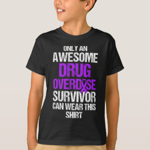 Camiseta Sobreviviente del Guerrero de la sobredosis de dro