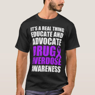 Camiseta Sobreviviente del guerrero de la sobredosis de dro