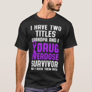 Camiseta Sobreviviente del guerrero de la sobredosis de dro