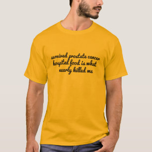 Camiseta sobreviviente del hospital de cáncer de próstata