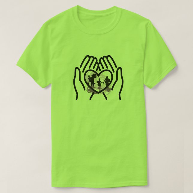 Camiseta Sobreviviente del huracán Helene apoya inundación (Diseño del anverso)