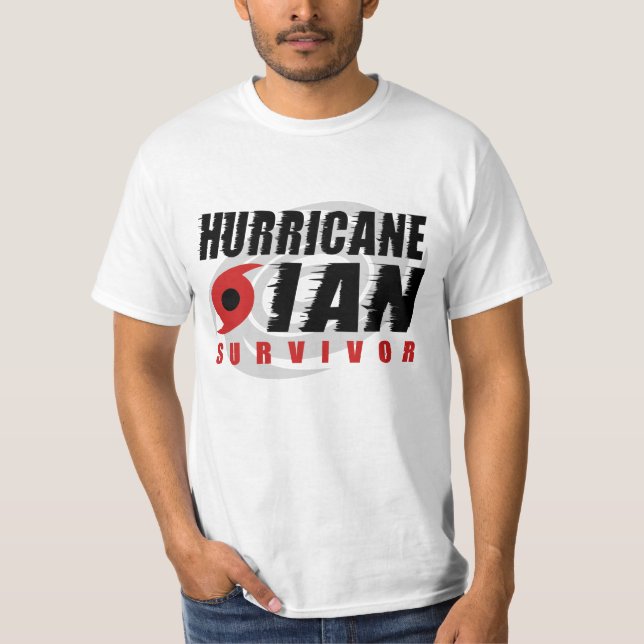 Camiseta Sobreviviente del huracán Ian (Anverso)
