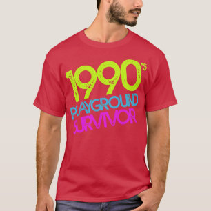 Camiseta Sobreviviente del Playground de los años 1990