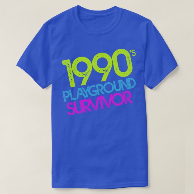 Camiseta Sobreviviente del Playground de los años 1990 (Diseño del anverso)