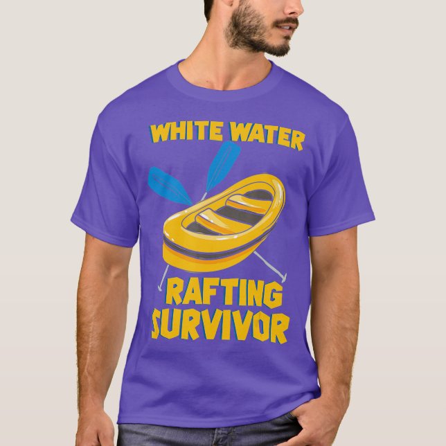 Camiseta Sobreviviente del Rafting White Water (Anverso)