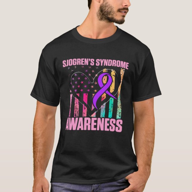 Camiseta Sobreviviente del síndrome de Sjogren Aprende Guer (Anverso)