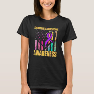 Camiseta Sobreviviente del síndrome de Sjogren aprende guer