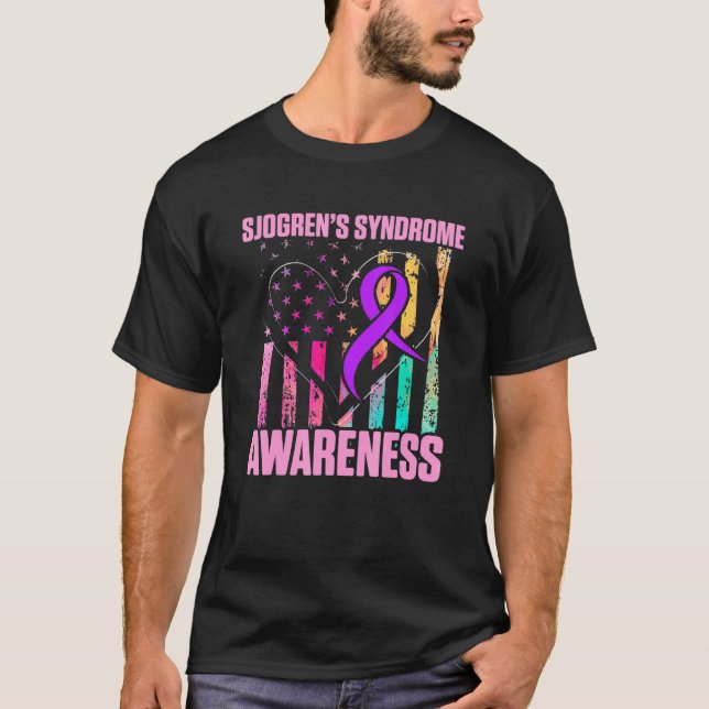 Camiseta Sobreviviente del síndrome de Sjogren aprende guer (Anverso)