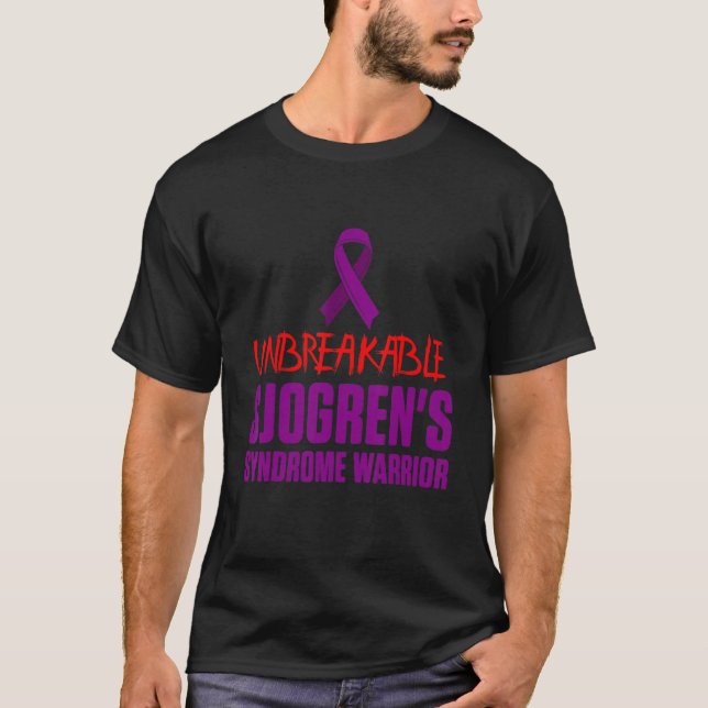 Camiseta Sobreviviente del síndrome de Sjogren Guerrero len (Anverso)