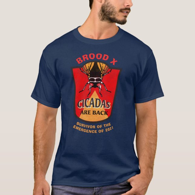 Camiseta Sobreviviente del surgimiento de la Cicada (Anverso)