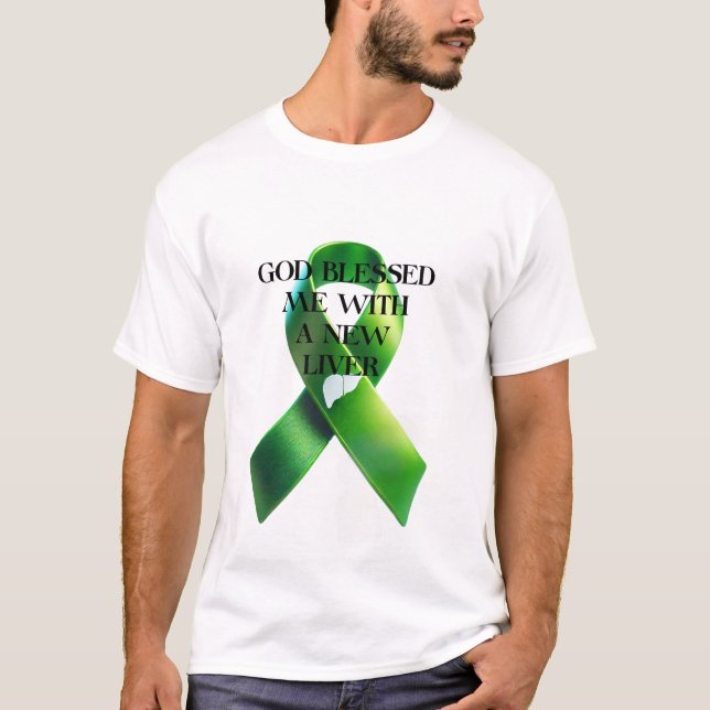 Camiseta Sobreviviente del trasplante hepático (Anverso)