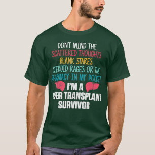 Camiseta Sobreviviente del trasplante hepático Guerrero de