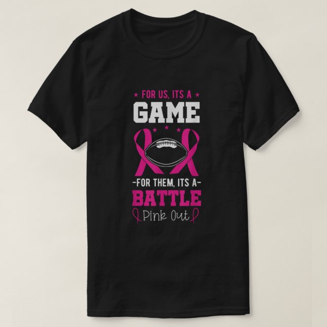 Camiseta Sobreviviente entrenador de rugby de cáncer de mam (Diseño del anverso)