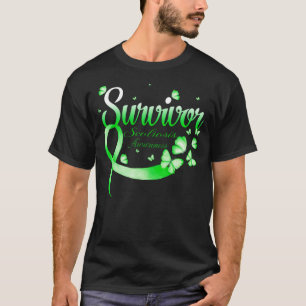 Camiseta Sobreviviente Escoliosis Conciencia sobre la marip