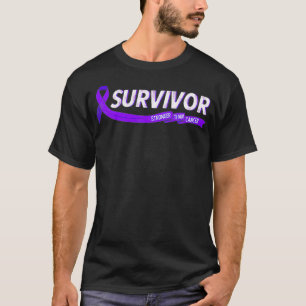 Camiseta Sobreviviente más fuerte que el cáncer de páncreas