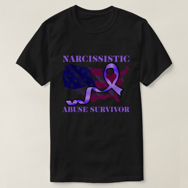 Camiseta Sobreviviente mundial de concienciación sobre el a (Diseño del anverso)