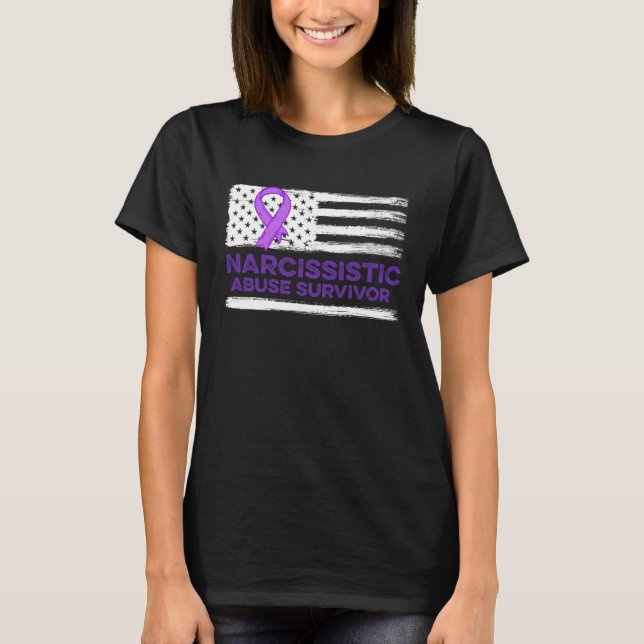 Camiseta Sobreviviente mundial de concienciación sobre el a (Anverso)