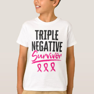 Camiseta Sobreviviente Negativo Tnbc Conciencia Sobre El Cá