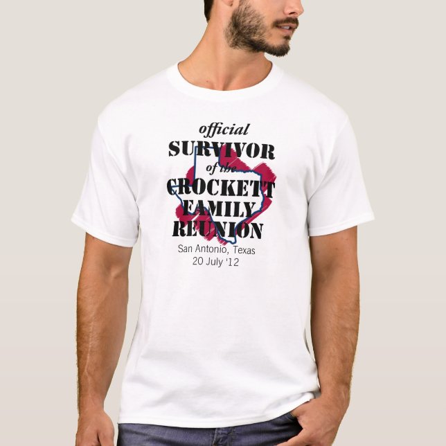 Camiseta Sobreviviente oficial de Reunión Familiar de Texas (Anverso)