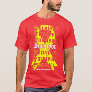 Camiseta Sobreviviente para la toma de conciencia del cánce
