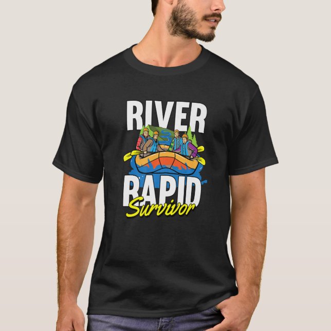 Camiseta Sobreviviente rápido del río rapido después de Raf (Anverso)