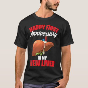 Camiseta Sobreviviente Receptor de Trasplante de Hígado 1er