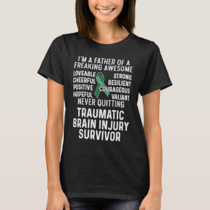 Camiseta Sobreviviente traumático del cerebro Traumático Pa