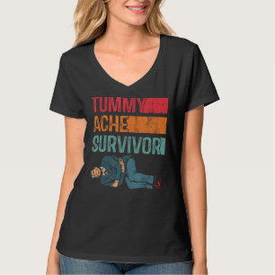 Camiseta Sobreviviente Trommy Ache Humor Retro Vintage 9