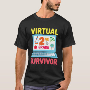 Camiseta Sobreviviente Virtual De 2º Grado - 2021 Último Dí