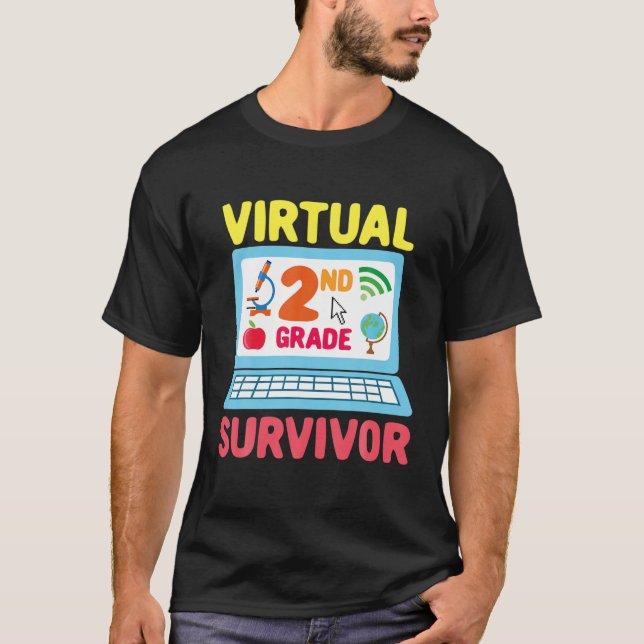 Camiseta Sobreviviente Virtual De 2º Grado - 2021 Último Dí (Anverso)