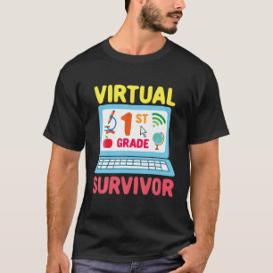 Camiseta Sobreviviente Virtual De Primer Grado - 2021 Últim