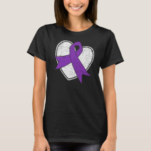 Camiseta Sobrevivientes de apoyo a la cinta morada Violenci