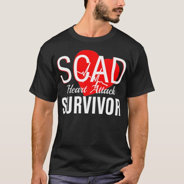 Camiseta Sobrevivientes de ataque cardíaco de SCAD Mujeres  (Anverso)
