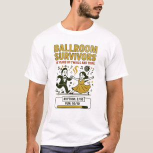 CAMISETA SOBREVIVIENTES DE BALLROOM - 10 AÑOS
