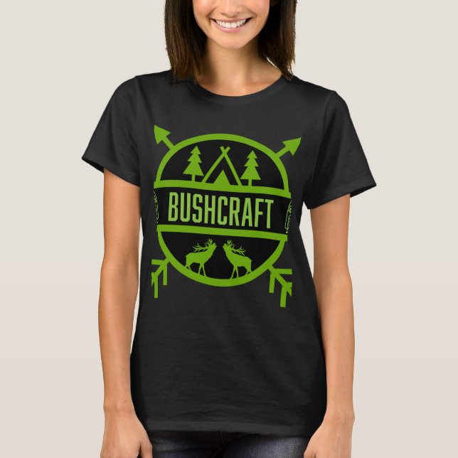 Camiseta sobrevivientes de bushcraft (Anverso)
