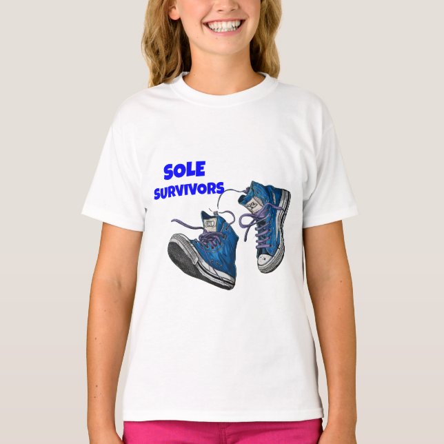 Camiseta Sobrevivientes solos - Un Par De Entrenadores Bien (Anverso)
