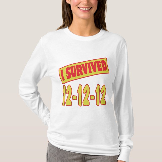 CAMISETA SOBREVIVIÓ 12-12-12 (Anverso)